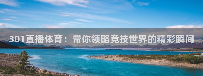 301直播体育：带你领略竞技世界的精彩瞬间