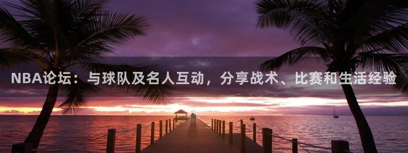 NBA论坛：与球队及名人互动，分享战术、比赛和生活经验
